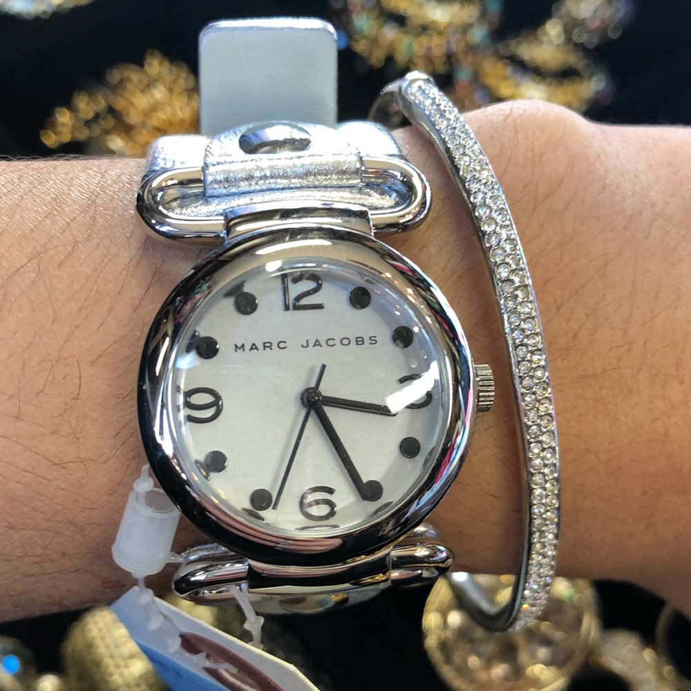 Marc Jacobs silver watch
